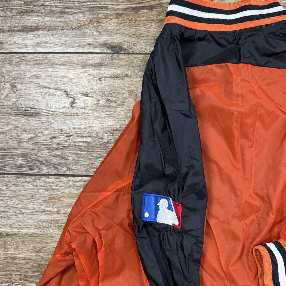 Pro Player Baltimore Orioles Reversible Jacket Vintage Windbreaker Large - Picture 9 of 16
